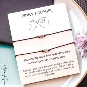 Bestie Bond Bracelets: Pinky Promise Your Friendship with Love and Charm!